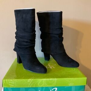 Black Suede Women's Boots